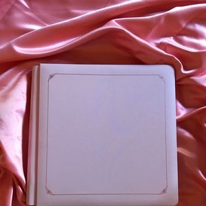 Baby pink creative memories photo book with decor